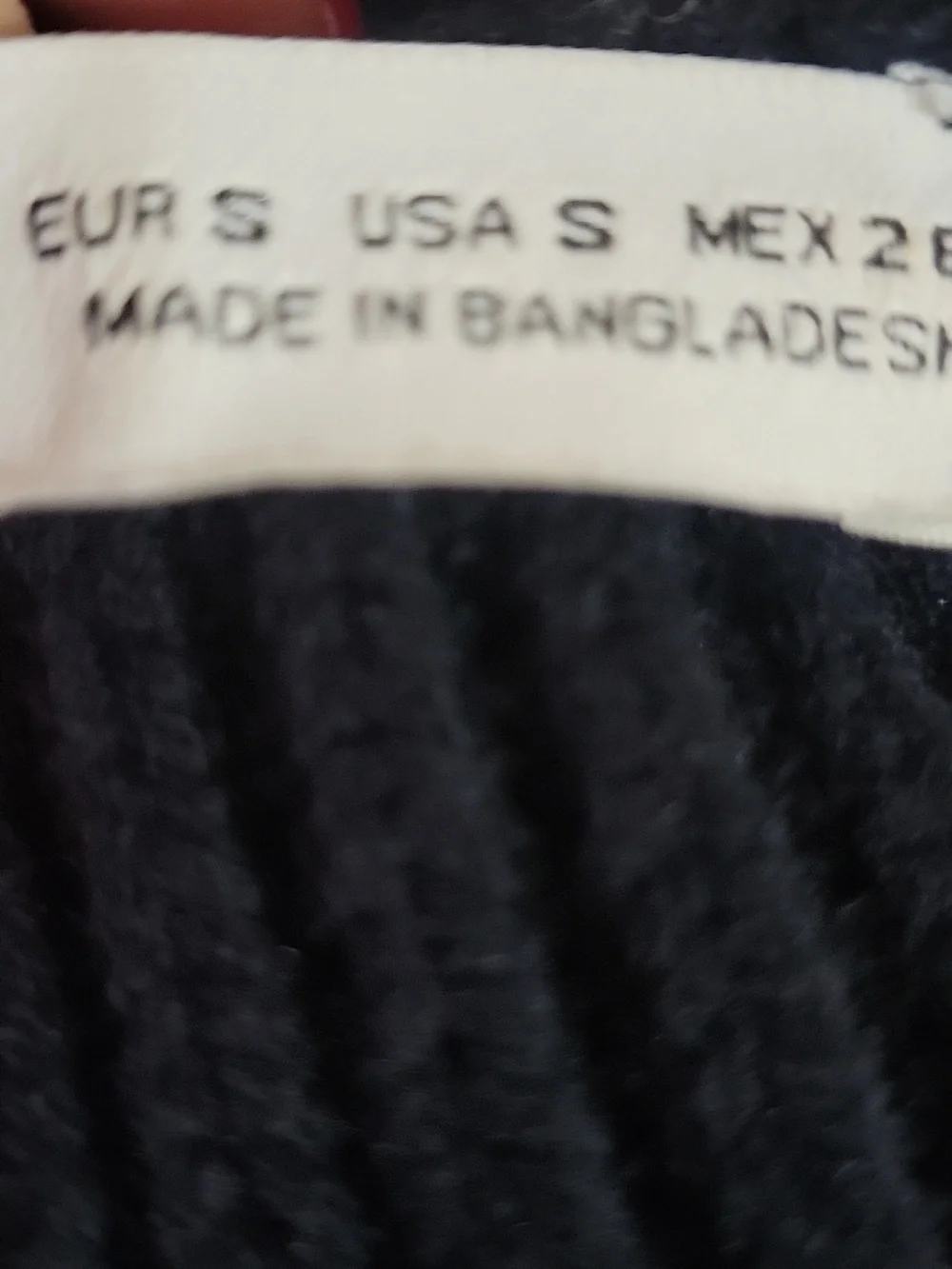 Zara Navy Mockneck Sweater - Picture 3 of 4